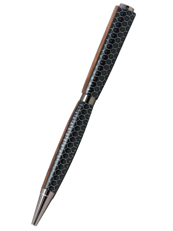 Stylo à bille ligne nid d'abeille n°2