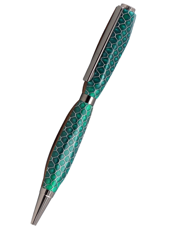 Stylo à bille ligne nid d'abeille n°1