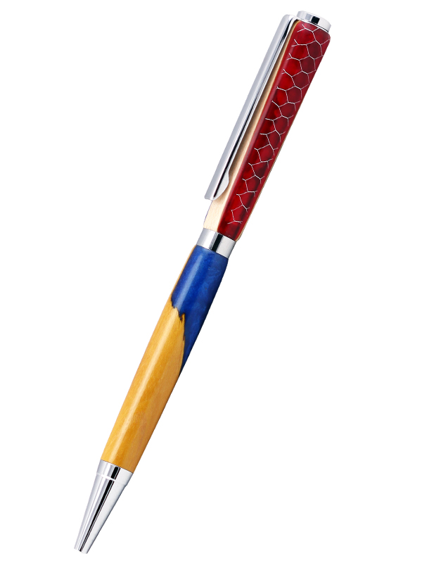 Stylo à bille ligne nid d'abeille n°3